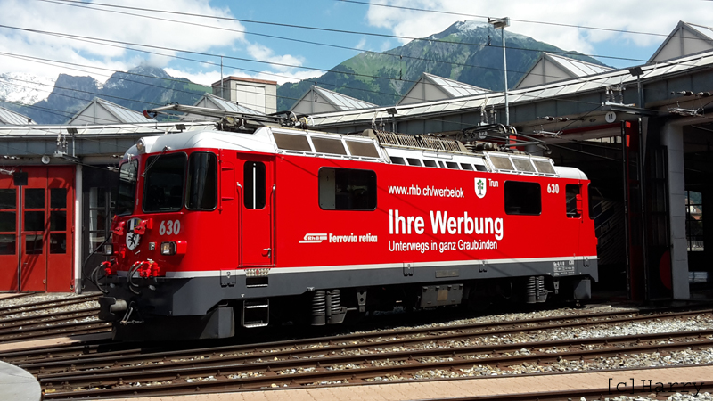 Ge 4/4 II 630
15.07.2016 Neue Werbung: Ihre Werbung unterwegs in ganz Graubünden
