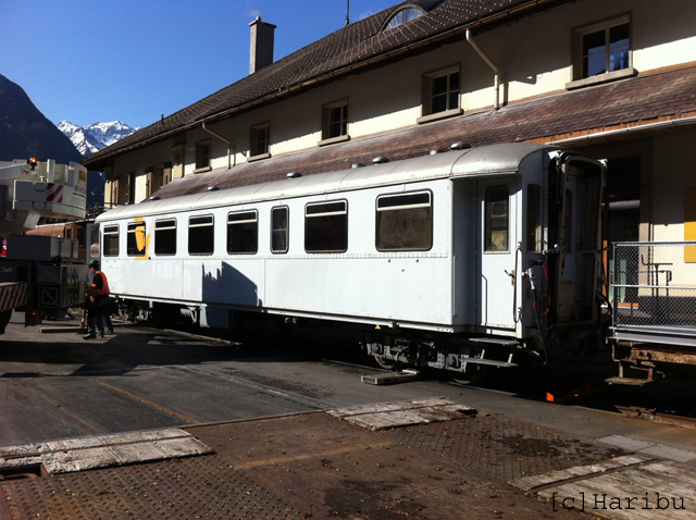 WS 3902
24.05.2012 Entfernen des WS 3902 vom Bahnmuseum Bergün
30.10.2014 Abbruch
