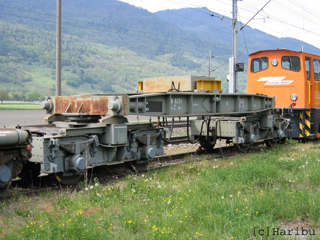 Uaa-z 8251
Drehgestelle V und VI mit Zwischenbrücke A
