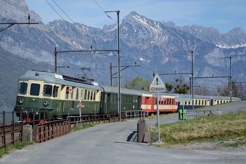 DSF BDe 4/4 80
15.04.2020: Extrazug mit Österreicher Schlierenwagen
