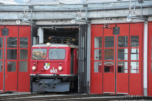Ge 4/4 I 602
07.03.2012 Leihgabe ans Verkehrshaus Luzern
16.11.2015 zurück aus Verkehrshaus zur RhB
