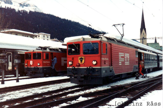 Ge 4/4 III 81 + 82
1982 in Davos Platz
