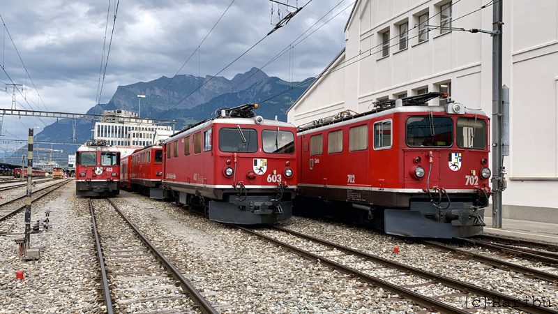 Ge 6/6 II 702, Ge 4/4 I 603, Ge 4/4 II 613
30.03.2023 Leihgabe ans Verkehrshaus Luzern
