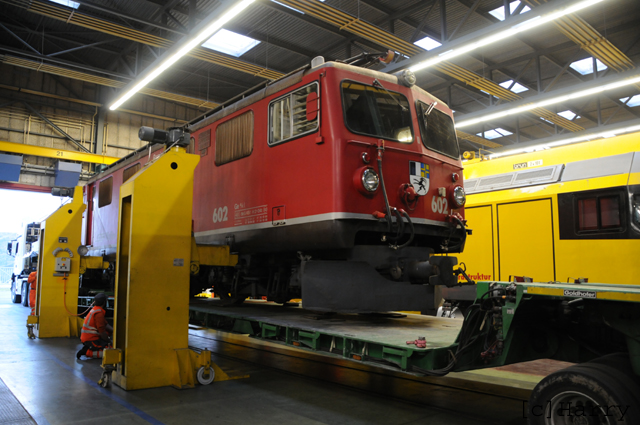 Ge 4/4 I 602
07.03.2012 Leihgabe ans Verkehrshaus Luzern
16.11.2015 zurück aus Verkehrshaus zur RhB
