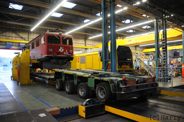 Ge 4/4 I 602
07.03.2012 Leihgabe ans Verkehrshaus Luzern
16.11.2015 zurück aus Verkehrshaus zur RhB
