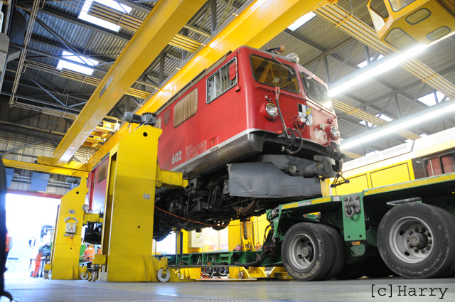 Ge 4/4 I 602
07.03.2012 Leihgabe ans Verkehrshaus Luzern
16.11.2015 zurück aus Verkehrshaus zur RhB
