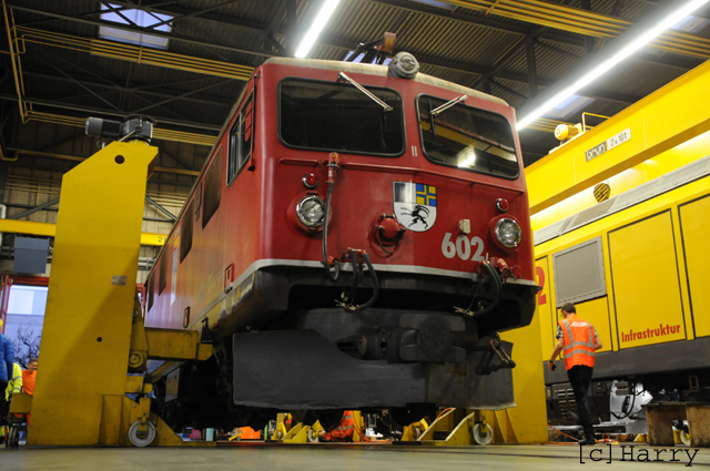 Ge 4/4 I 602
07.03.2012 Leihgabe ans Verkehrshaus Luzern
16.11.2015 zurück aus Verkehrshaus zur RhB
