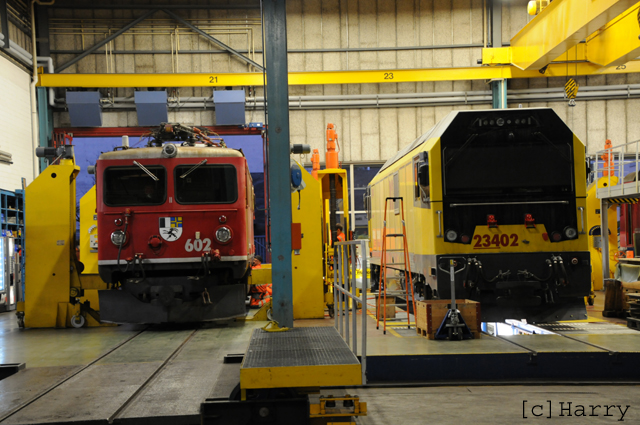 Ge 4/4 I 602
07.03.2012 Leihgabe ans Verkehrshaus Luzern
16.11.2015 zurück aus Verkehrshaus zur RhB
