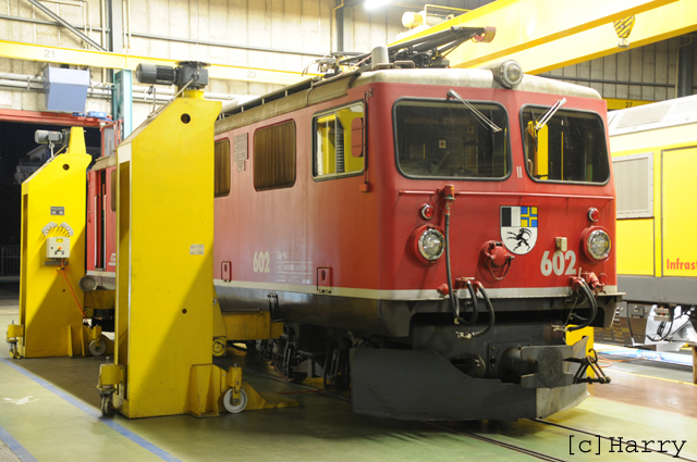 Ge 4/4 I 602
07.03.2012 Leihgabe ans Verkehrshaus Luzern
16.11.2015 zurück aus Verkehrshaus zur RhB
