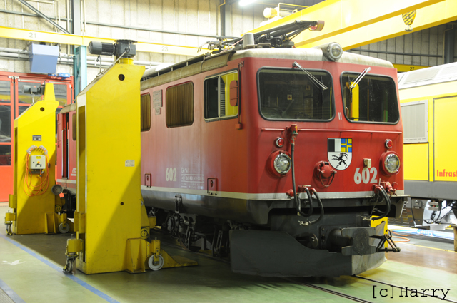 Ge 4/4 I 602
07.03.2012 Leihgabe ans Verkehrshaus Luzern
16.11.2015 zurück aus Verkehrshaus zur RhB
