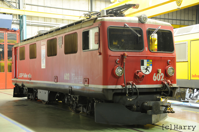 Ge 4/4 I 602
07.03.2012 Leihgabe ans Verkehrshaus Luzern
16.11.2015 zurück aus Verkehrshaus zur RhB
