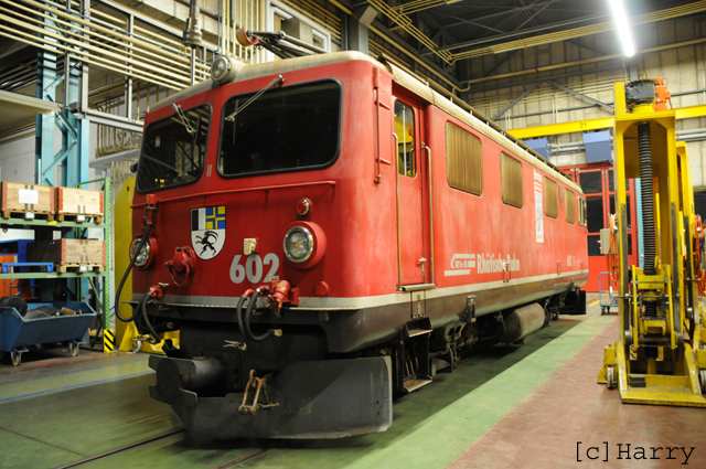 Ge 4/4 I 602
07.03.2012 Leihgabe ans Verkehrshaus Luzern
16.11.2015 zurück aus Verkehrshaus zur RhB
