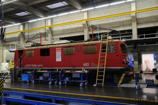 Ge 4/4 I 602
07.03.2012 Leihgabe ans Verkehrshaus Luzern
16.11.2015 zurück aus Verkehrshaus zur RhB
