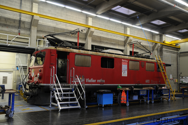 Ge 4/4 I 602
07.03.2012 Leihgabe ans Verkehrshaus Luzern
16.11.2015 zurück aus Verkehrshaus zur RhB
