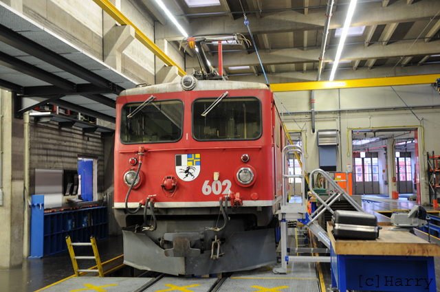 Ge 4/4 I 602
07.03.2012 Leihgabe ans Verkehrshaus Luzern
16.11.2015 zurück aus Verkehrshaus zur RhB
