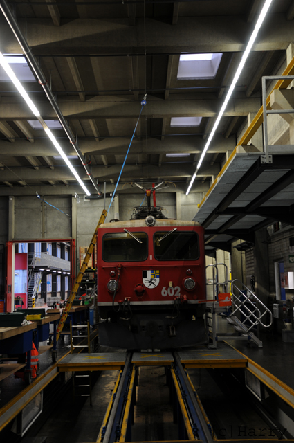 Ge 4/4 I 602
07.03.2012 Leihgabe ans Verkehrshaus Luzern
16.11.2015 zurück aus Verkehrshaus zur RhB
