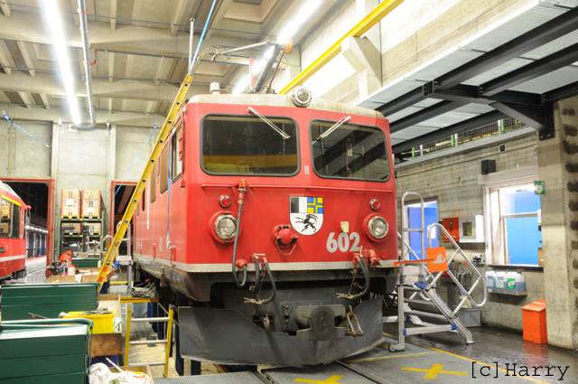 Ge 4/4 I 602
07.03.2012 Leihgabe ans Verkehrshaus Luzern
16.11.2015 zurück aus Verkehrshaus zur RhB
