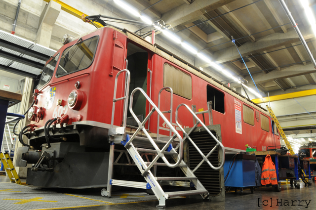 Ge 4/4 I 602
07.03.2012 Leihgabe ans Verkehrshaus Luzern
16.11.2015 zurück aus Verkehrshaus zur RhB
