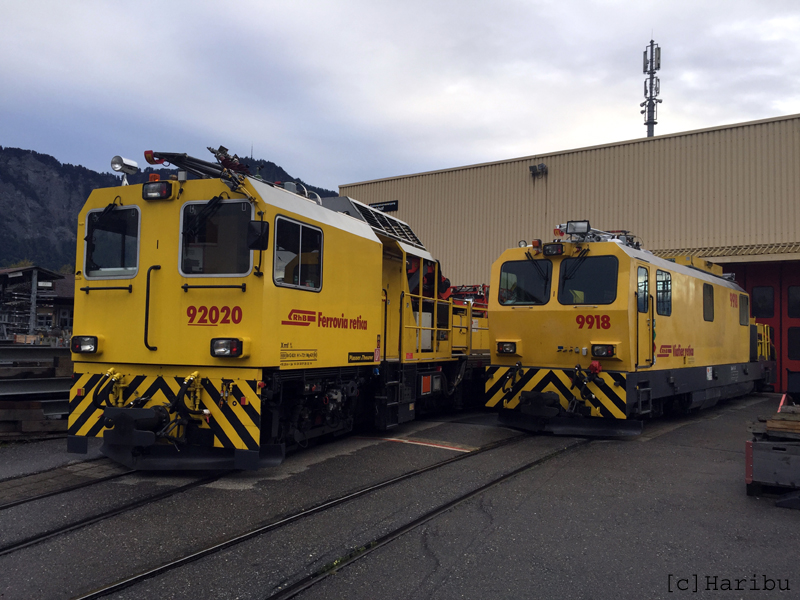 Xmf 4/4 9918 und Xmf 6/6 244 01
2019 Umbau von Xmf 4/4 9918 in Xmf 4/4 244 03
