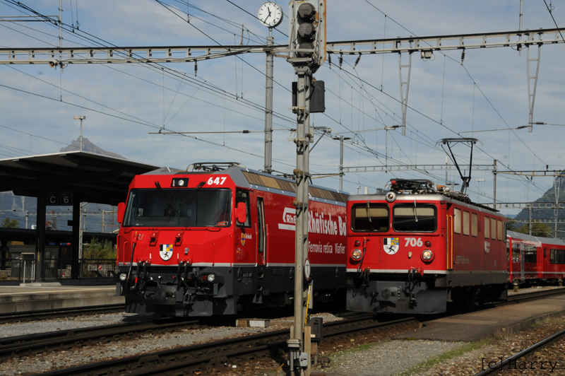 Ge 4/4 III 647, Ge 6/6 706
14.12.2023 Abbruch
