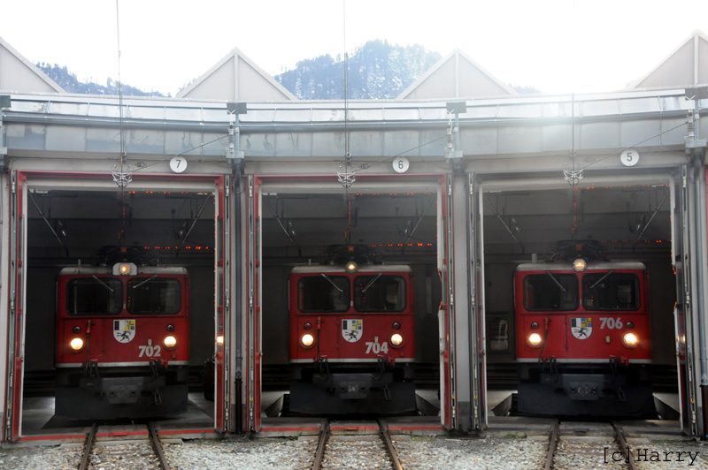 Ge 6/6 II 702, Ge 6/6 II 704, Ge 6/6 II 706
30.03.2023 Leihgabe ans Verkehrshaus Luzern
