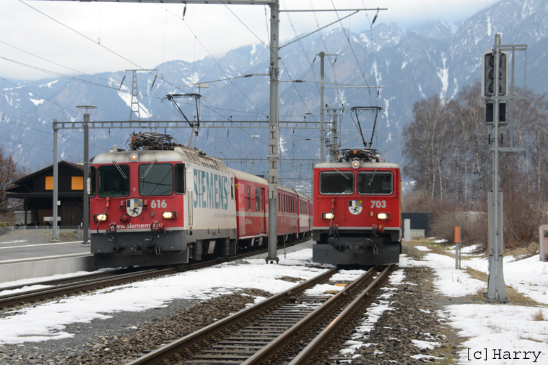 Ge 4/4 II 616, Ge 6/6 II 703
