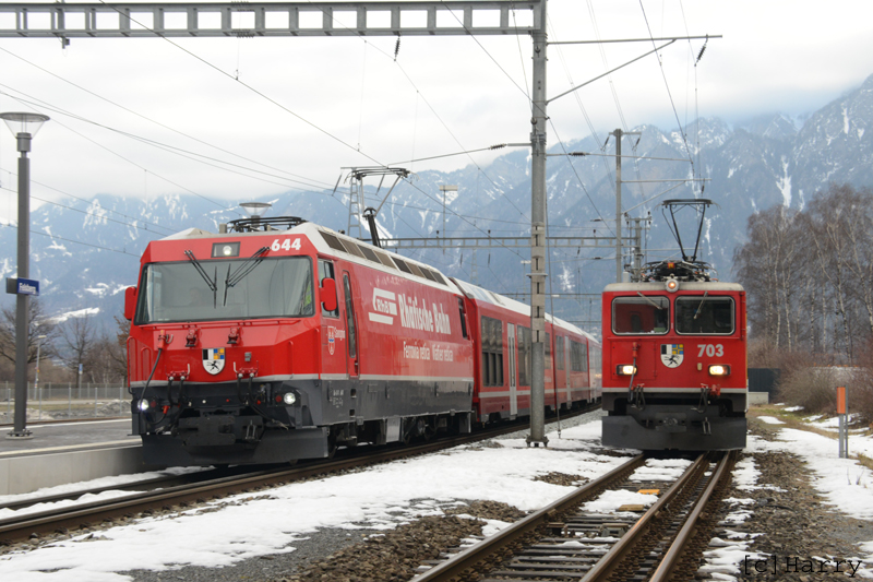 Ge 4/4 III 644, Ge 6/6 II 703
