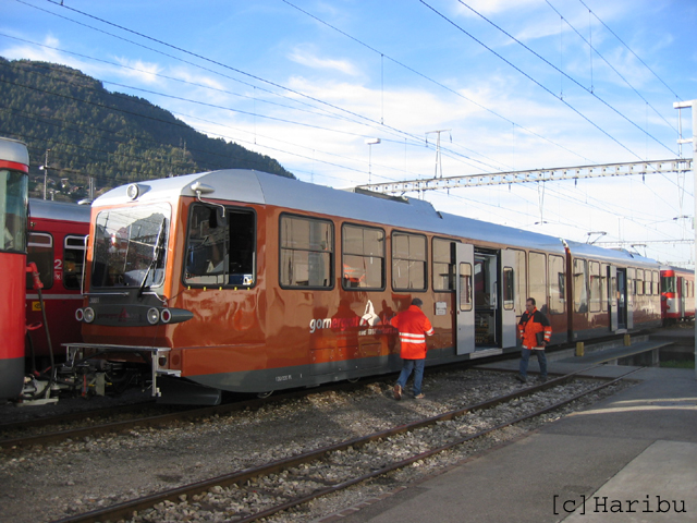 Neuer GGB Triebwagen in Landquart
