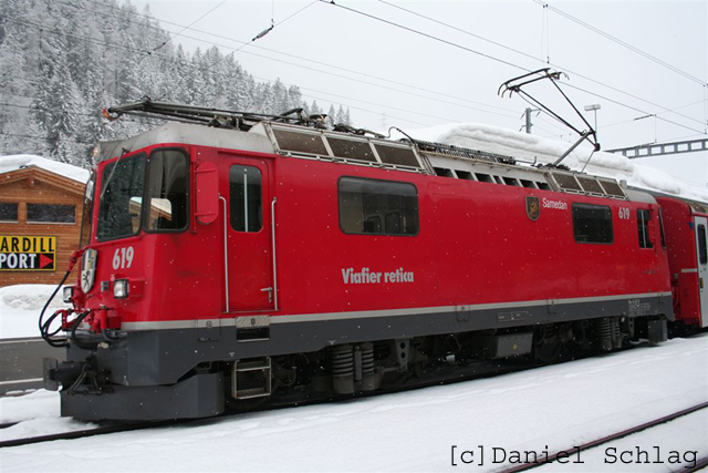 Ge 4/4 II 619 Samedan
