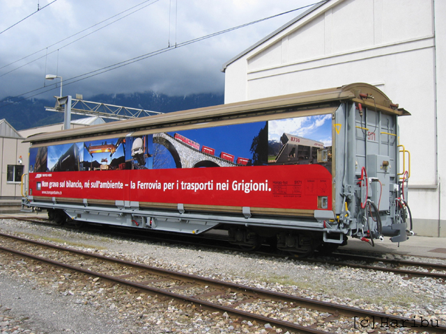 Haiqq-tyz 5171
01.05.2010 Neue Werbung "RhB Güterbahn"
17.10.2024 Umbau in  Sb 656 11
