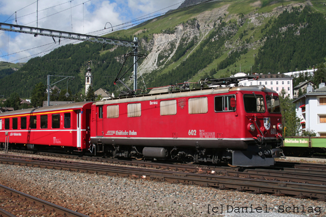 Ge 4/4 I 602
07.03.2012 Leihgabe ans Verkehrshaus Luzern
16.11.2015 zurück aus Verkehrshaus zur RhB
