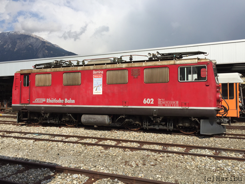 Ge 4/4 I 602
07.03.2012 Leihgabe ans Verkehrshaus Luzern
16.11.2015 zurück aus Verkehrshaus zur RhB
