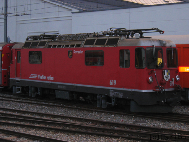 Ge 4/4 II 619 Samedan
