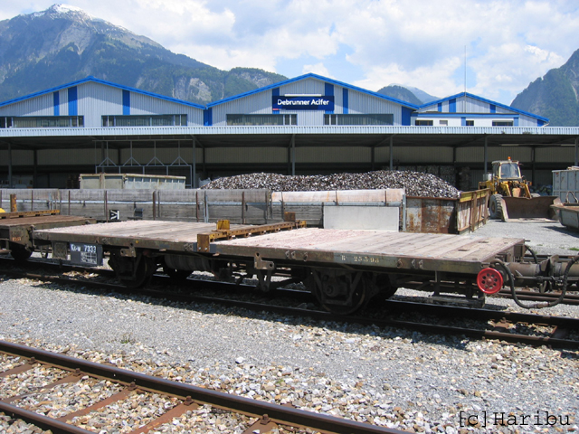 Xk 9358''
11.07.2006 Umbau in Schienentransportwagen aus Kk-w 7333
24.08.2010 Abbruch
