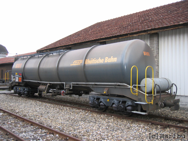 Za 8101
03.02.2014 Ausrangiert, verkauft an MGB
Za 8101 mit neuen Versuchsdrehgestellen

