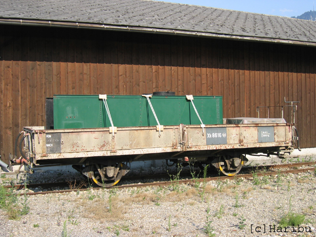 Xk 8616
13.10.2011 ausrangiert (an Albulamuseum Bergün abgegeben)
