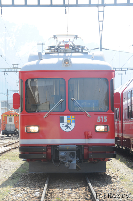 Be 4/4 515
20.12.2021 Verkauft an MGB
07.08.2022 Zurück an RhB
