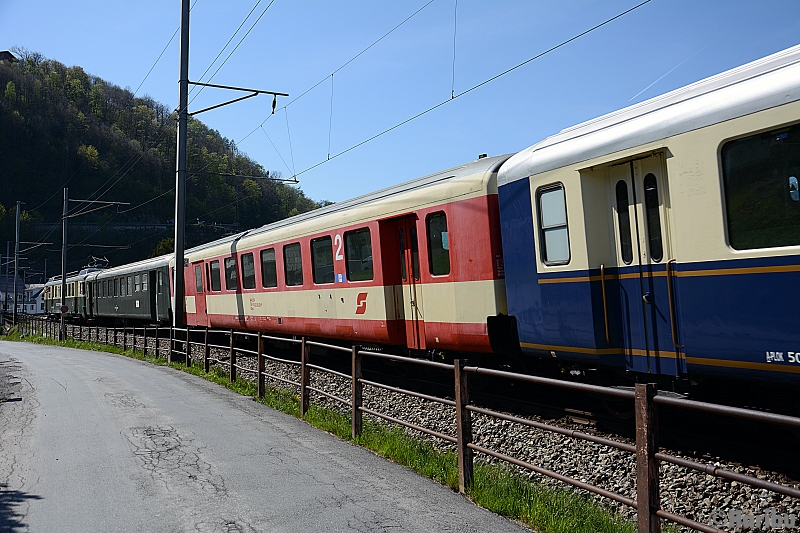 DSF BDe 4/4 80
15.04.2020: Extrazug mit Österreicher Schlierenwagen
