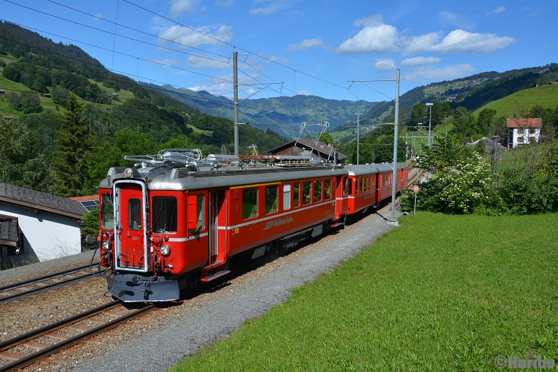 ABe 4/4 501, A 1251, B 2302
12.06.2020: Testfahrt nach Revision von Landquart nach Davos und zurück.
