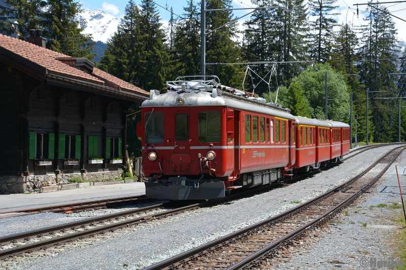 ABe 4/4 501, A 1251, B 2302
12.06.2020: Testfahrt nach Revision von Landquart nach Davos und zurück.
