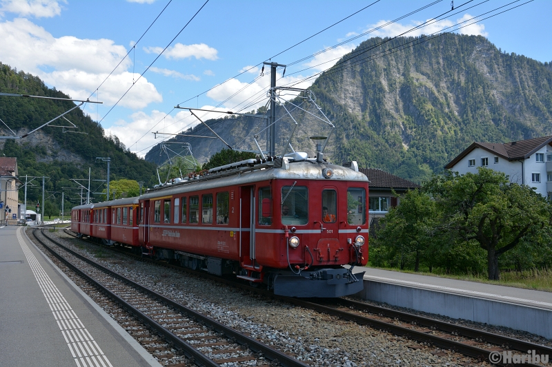 ABe 4/4 501, A 1251, B 2302
12.06.2020: Testfahrt nach Revision von Landquart nach Davos und zurück.
