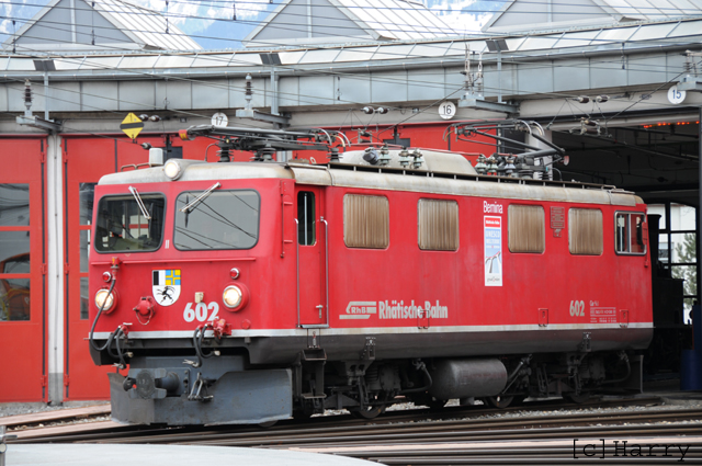 Ge 4/4 I 602
07.03.2012 Leihgabe ans Verkehrshaus Luzern
16.11.2015 zurück aus Verkehrshaus zur RhB
