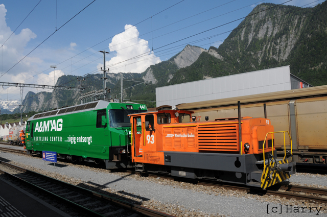 Ge 4/4 III 647
07.06.2013 Neue Werbung "A&M AG"
