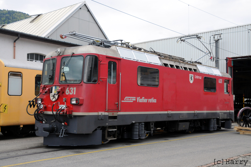 Ge 4/4 II 631
Schlüsselwörter: Werkstatt Landquart