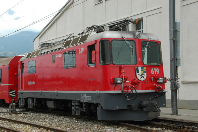 Ge 4/4 II 619 Samedan
