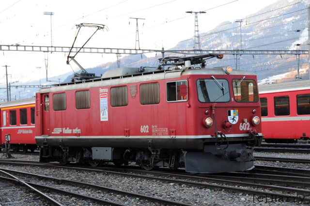 Ge 4/4 I 602
07.03.2012 Leihgabe ans Verkehrshaus Luzern
16.11.2015 zurück aus Verkehrshaus zur RhB
