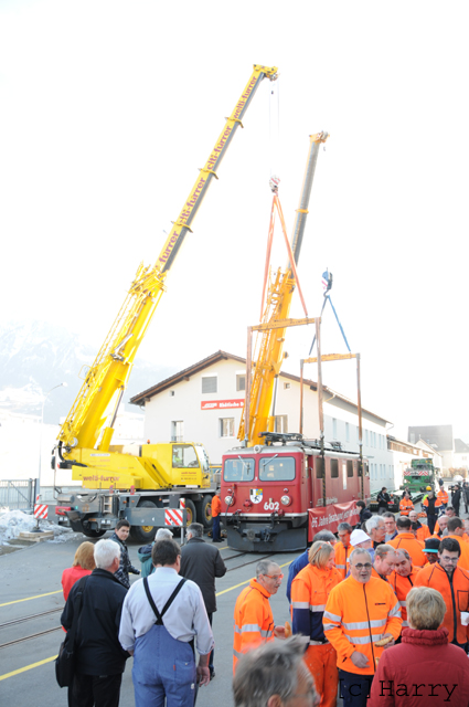 Ge 4/4 I 602
07.03.2012 Leihgabe ans Verkehrshaus Luzern
16.11.2015 zurück aus Verkehrshaus zur RhB
