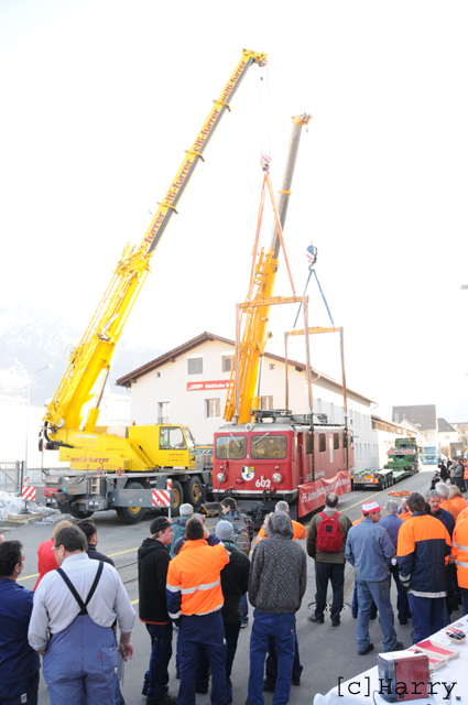 Ge 4/4 I 602
07.03.2012 Leihgabe ans Verkehrshaus Luzern
16.11.2015 zurück aus Verkehrshaus zur RhB
