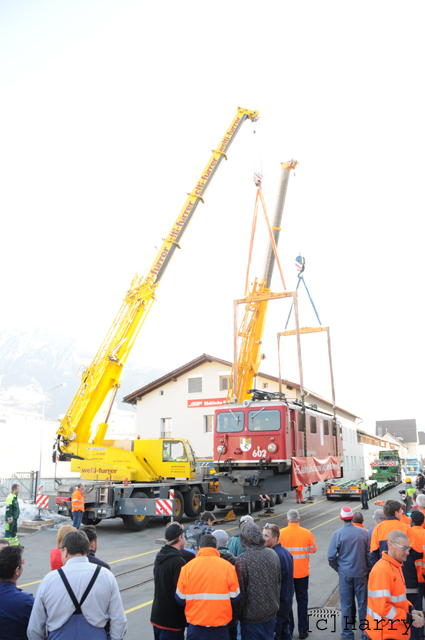 Ge 4/4 I 602
07.03.2012 Leihgabe ans Verkehrshaus Luzern
16.11.2015 zurück aus Verkehrshaus zur RhB
