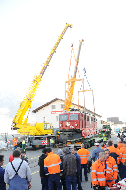 Ge 4/4 I 602
07.03.2012 Leihgabe ans Verkehrshaus Luzern
16.11.2015 zurück aus Verkehrshaus zur RhB
